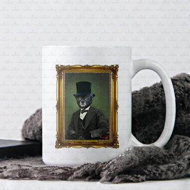 Personalized Dog Gift Idea - Royal Dog's Portrait 8 For Dog Lovers - White Mug